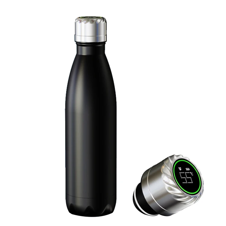 

Cheap Sell 500ml Matte Black Hot And Cold Hiking Drink Big Travel Water Bottle