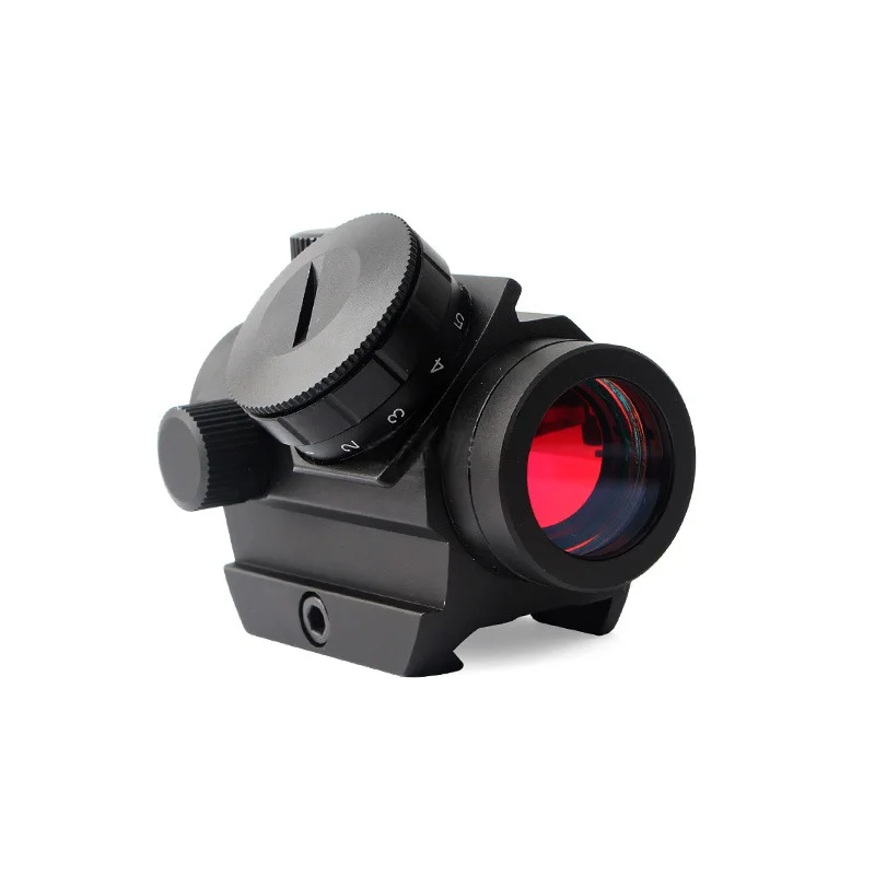 

Tactical T1G Red Dot Scope 11-speed Holographic Reflex Sights with 20mm Raise Rail Mount for Hunting Airsoft Rifle Accessory, Black