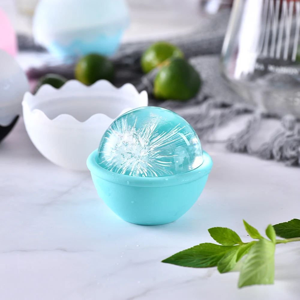 

Food Grade Whiskey Ice Ball Maker Silicon Sphere Ice Ball Mold Stock feature mold sphere mould brick party silicone ice ball mol, Shown