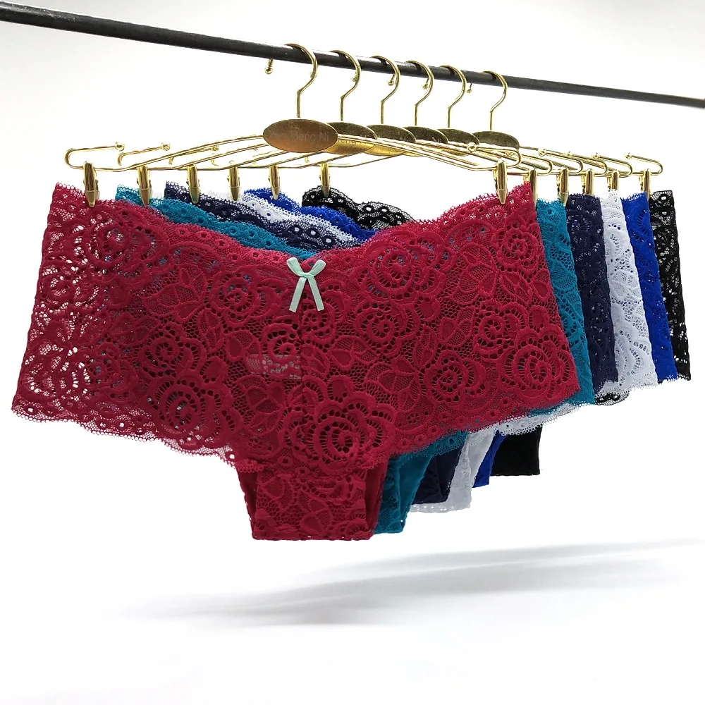 

ladies lace boy short fancy scanty boxers Sexy panties, 6 colors as photo