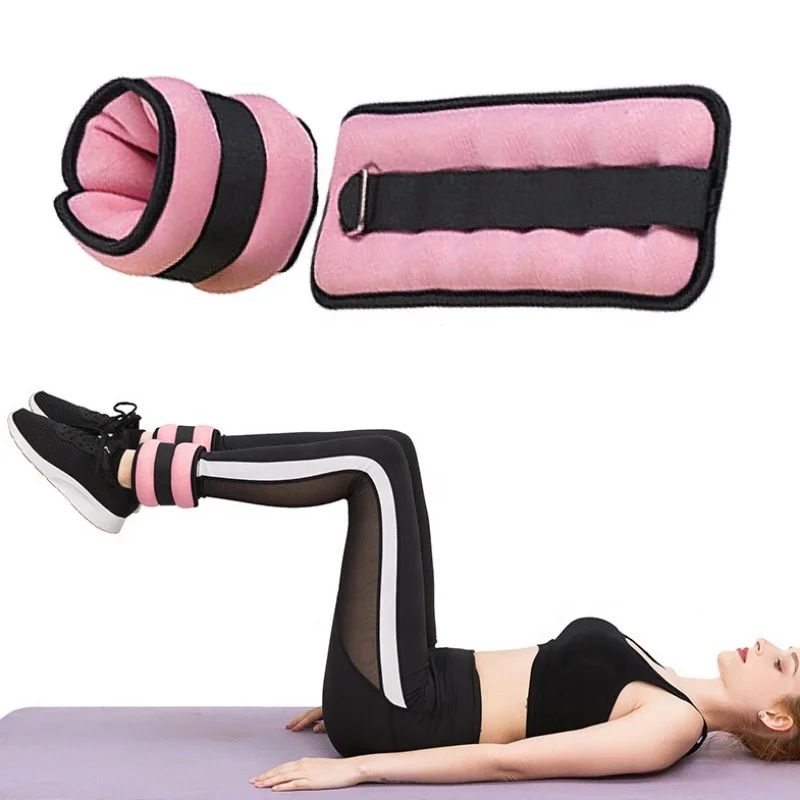 

TY 0.5KG/1KG Adjustable Leg Ankle Wrist Sand Bag Weights Training Sandbag Wraps Strength Gym Running Fitness Equipment
