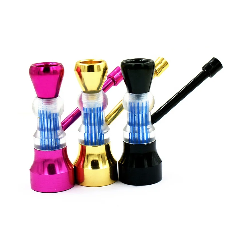 

New fancy smoking accessories glass tobacco decorative smoking pipe tool, Black, blue,gold,red,green,silver