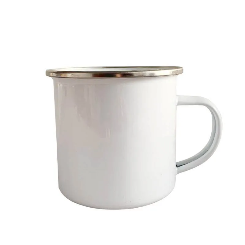 

A3380 Custom Logo Photo printing Household cup heat transfer Wine Milk DIY Sublimation Mug enamelled cup, Multi colour