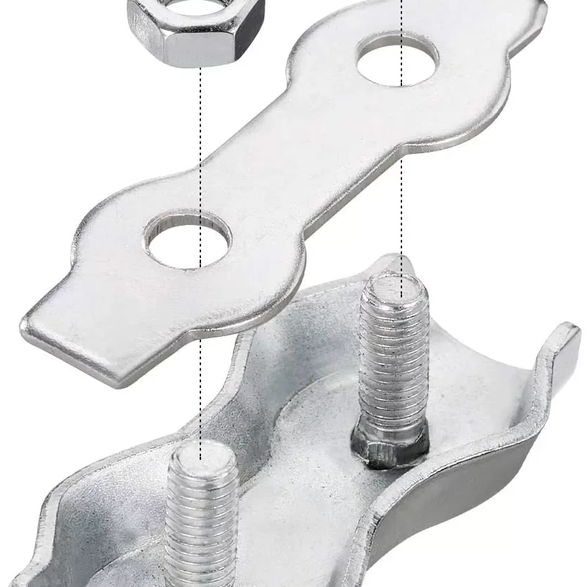 

Poly rope connector Galvanized Cable Connectors Up to 8mm