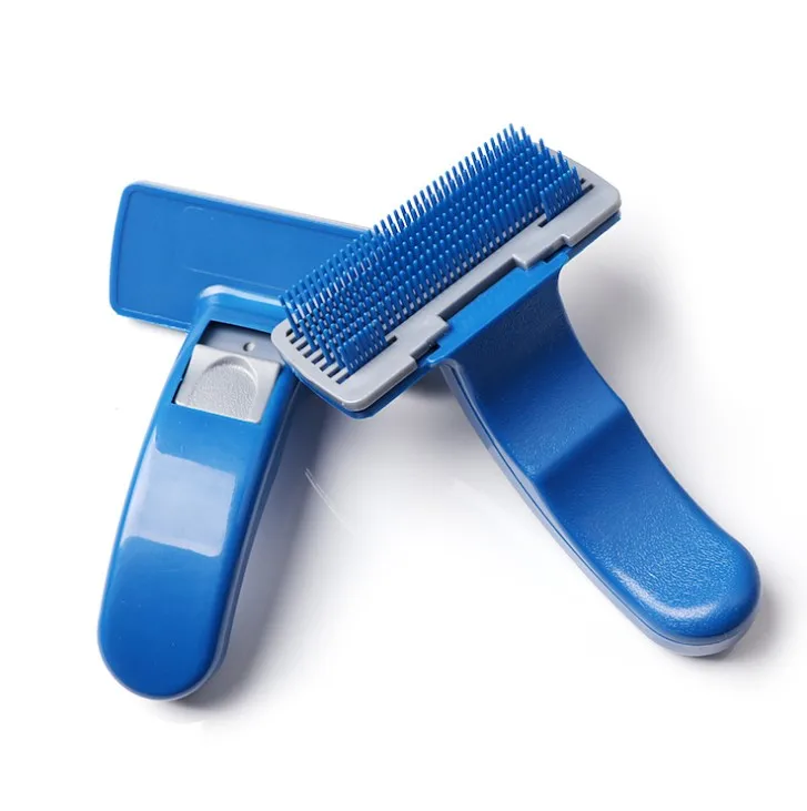 

TCW078 Slicker Deshedding Hair Remover Grooming Dog Pet Brush Pet Hair Grooming Tool, As photos