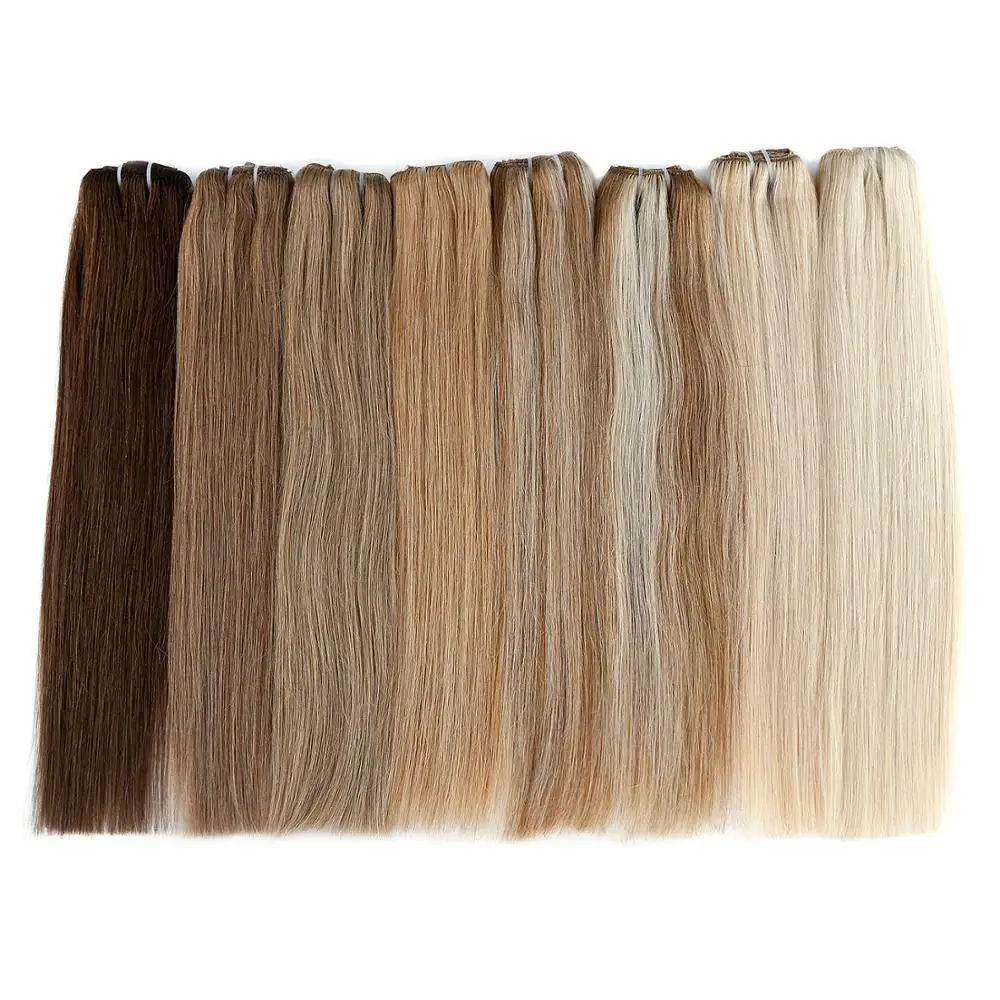 

NeitsiHot Selling Direct Factory Wholesale 140G 120G 100G 180G Customized Single Drawn Thick Ends Remy Clip In Hair