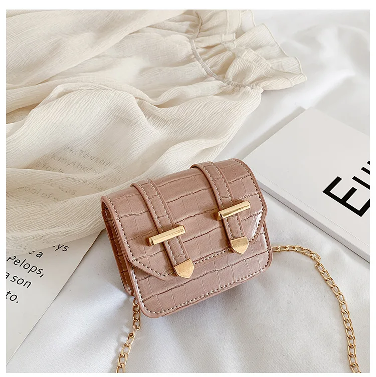 

2020 New Fashion Children's Solid Mini Purse Mixed Color, As photos