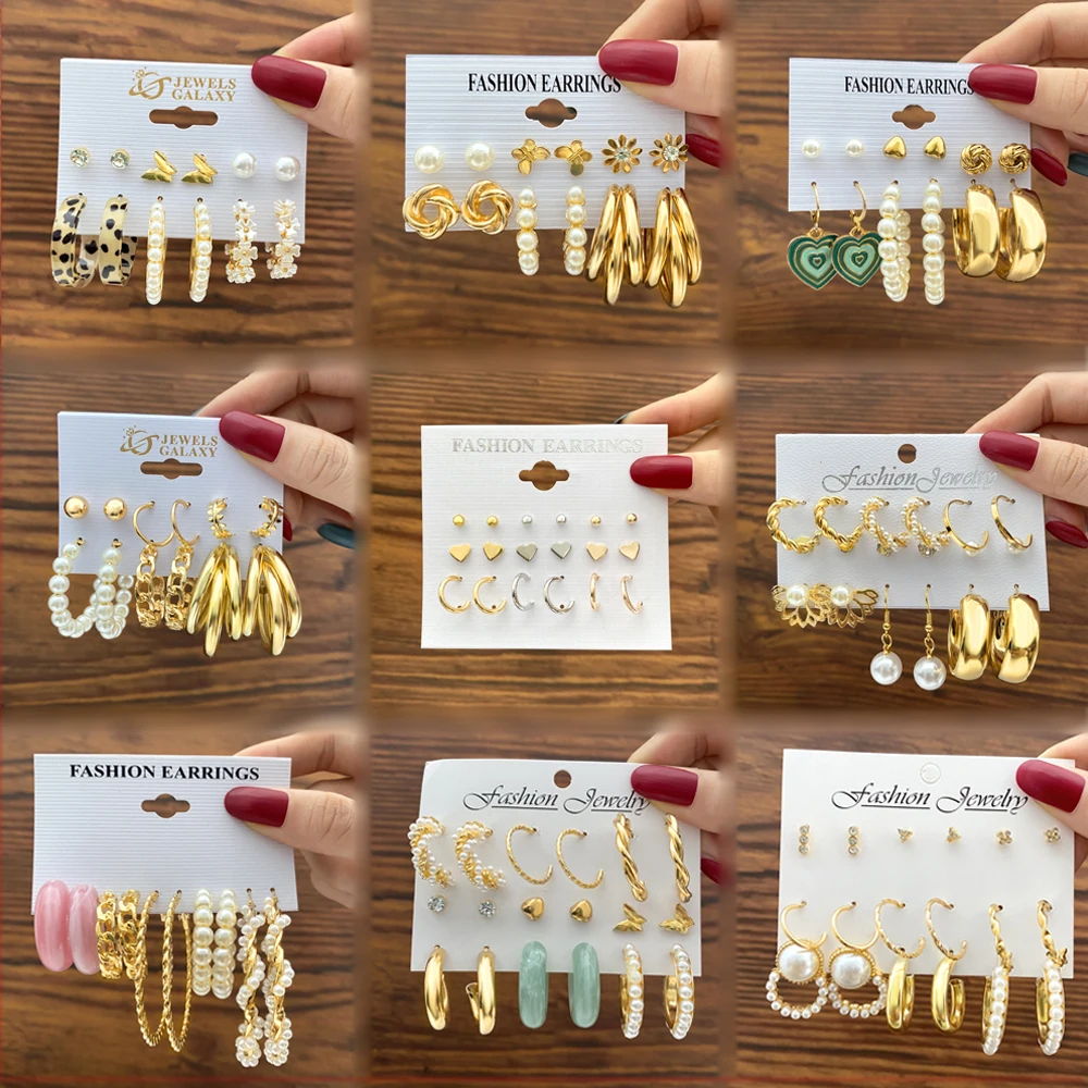 

Personality Love Pendant Earrings for Women Alloy Geometric Sunflower Stud Earrings All-match Jewelry Accessories Gifts