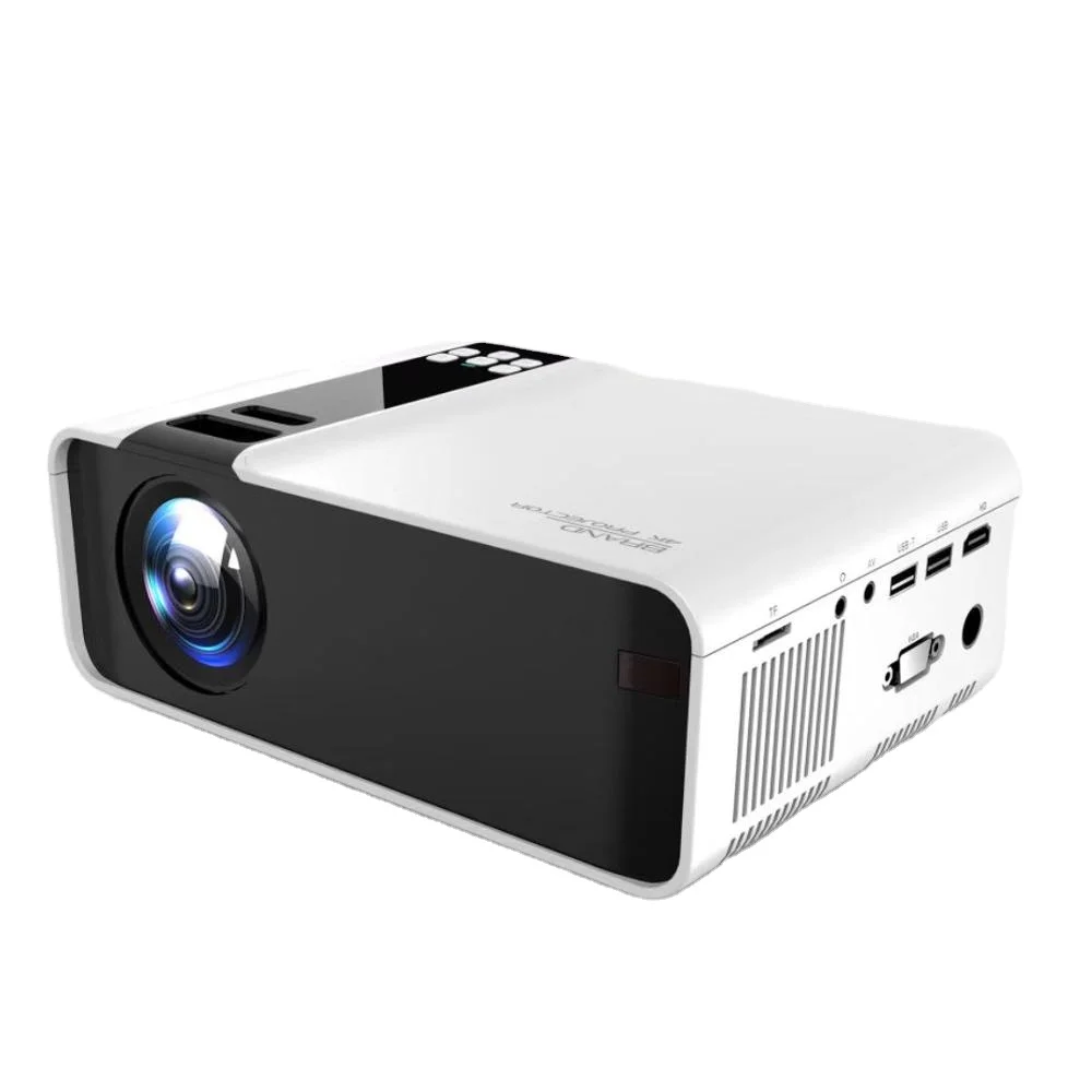 

Best LCD 3800 Lumens 170 inch 1280*768P Resolution 3D Micro Short Throw Led Home Projector 4k, Gray