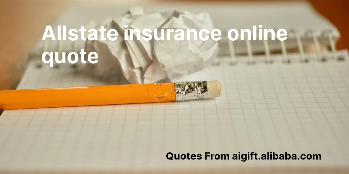 allstate insurance online quote