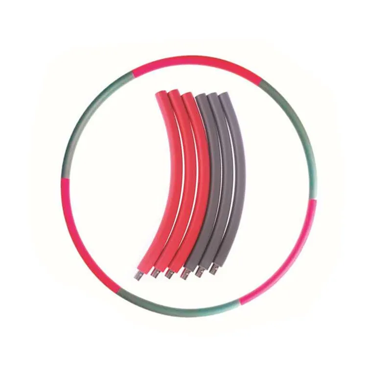 

High Quality Sport Home Gym Metal Smart Hula Ring Fitness Ring Weighted Hoop for Exercise, Customized color