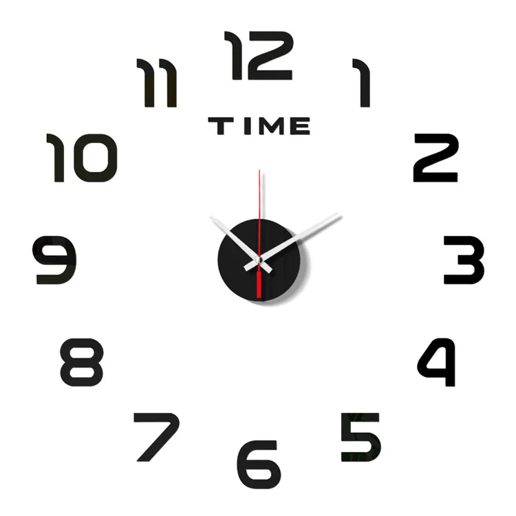 

Hot Model Home Decoration Diy Wall Clock 3D Acrylic