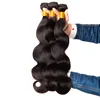 100% human hair top extensions unprocessed virgin brazilian hair 8a grade body wave hair bundles
