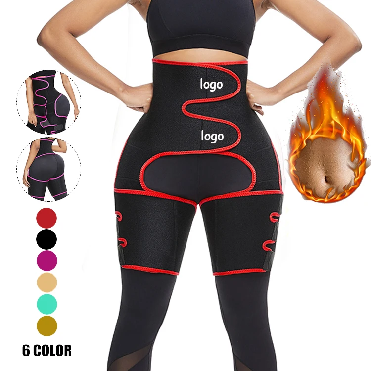 

Waist Trimmer High Waist Thigh Trimmer Shaper Leg Shaper Waist Trainers Custom Leg Shaper, As shown