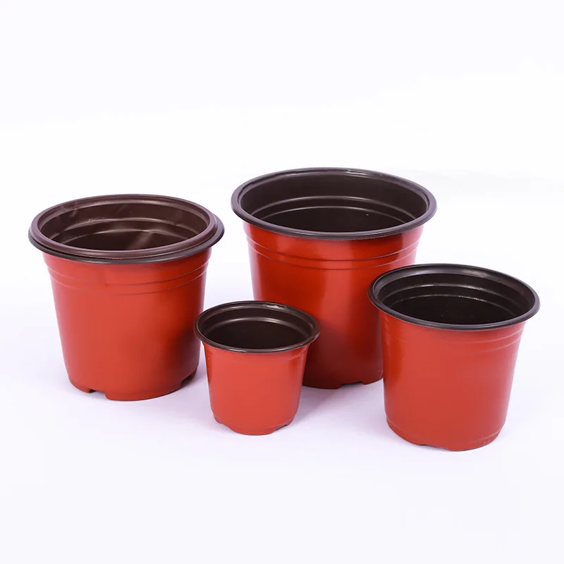 

JOY 2023 Manufacturer's Hot Selling Indoor Bicolor Plant Flower Pot Culture Plastic Planting Thickened Flowerpot Garden