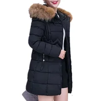 

Faux Fur Hood Ladies Long Coat Design Women Coat