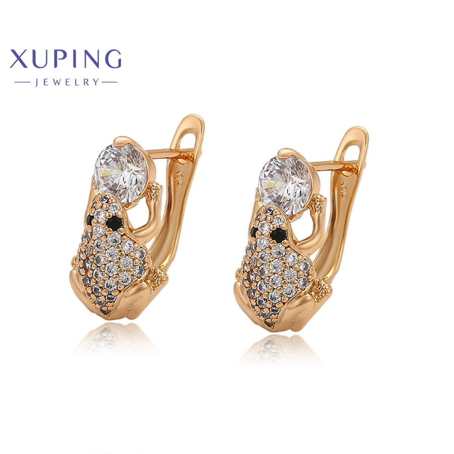 

X000468358 xuping simple earring fashion animal frog Earrings