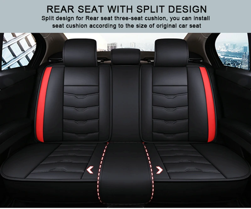 Universal Full Coverage Full Set Multiple Colors Luxury Pu Leather Car  Seats Cover - Buy Car Seats Cover,Pu Leather Car Seats Cover,Universal Full  Coverage Full Set Multiple Colors Luxury Pu Leather Car