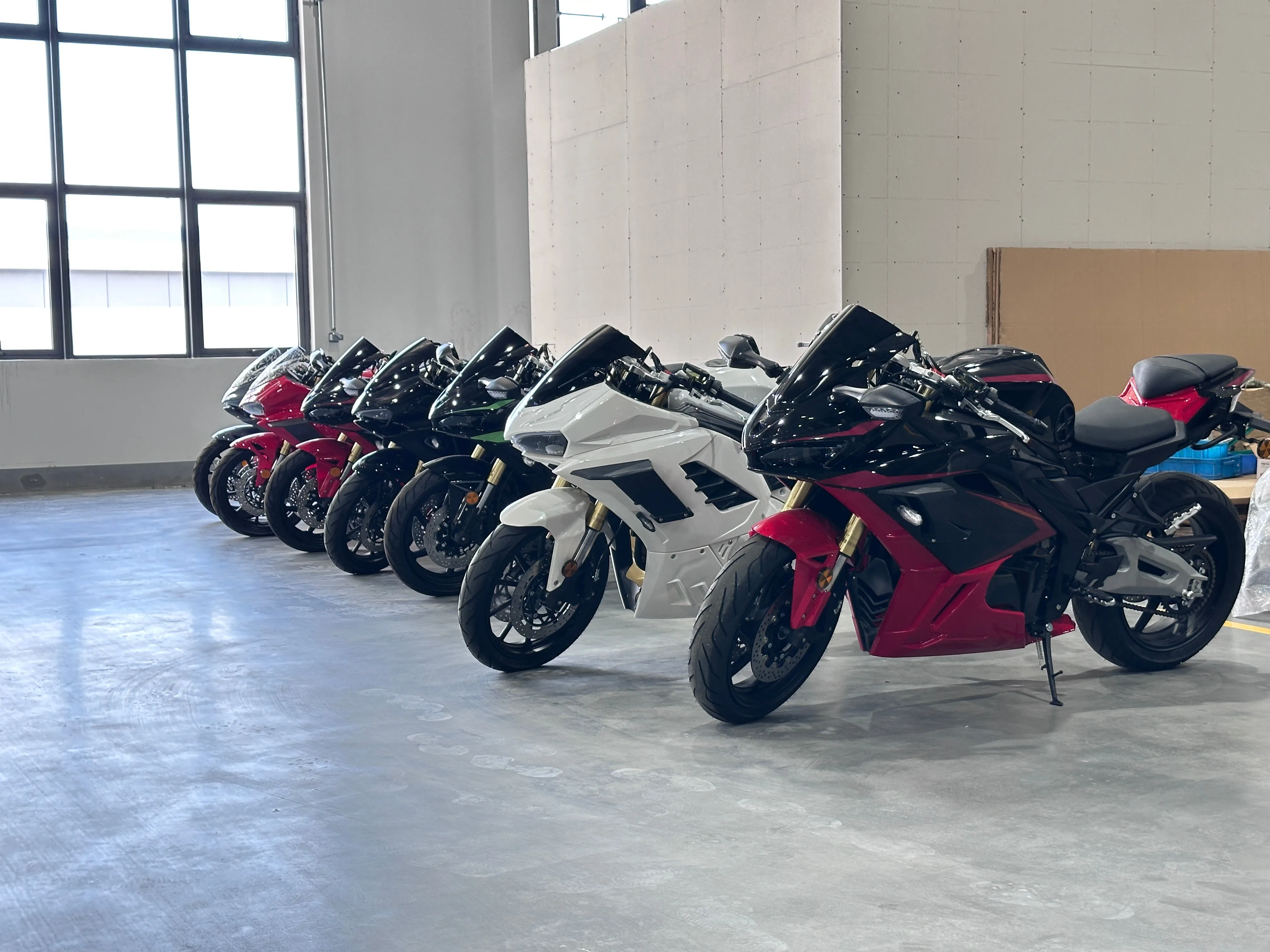 Finished motorcycles