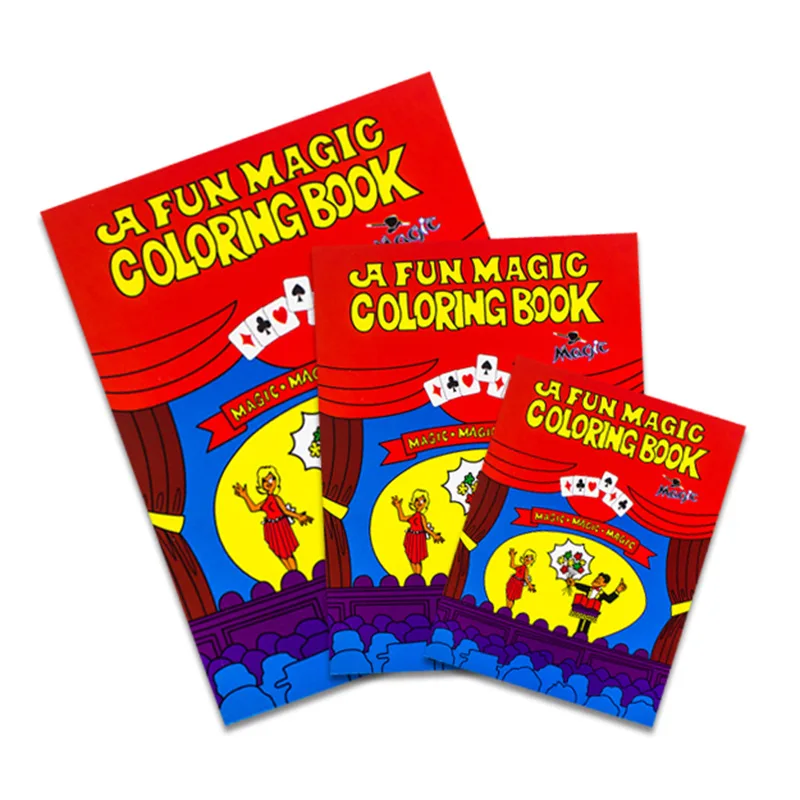 

Amazing Comedy Magic Coloring Book Magic Tricks Red Magic Books Close-Up Street