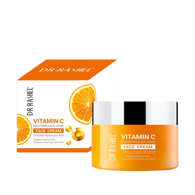 

Free Shipping Vitamin C Facial Cream Facial Moisturizer Cream Hydrating Deep Hydration 50G Skin Brightening Cream Vitamin C