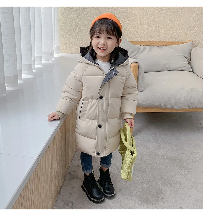 

2021 China Factory Wholesale Fashion Winter Outerwear Children Top Girls Long Sleeve Jacket, Picture shows