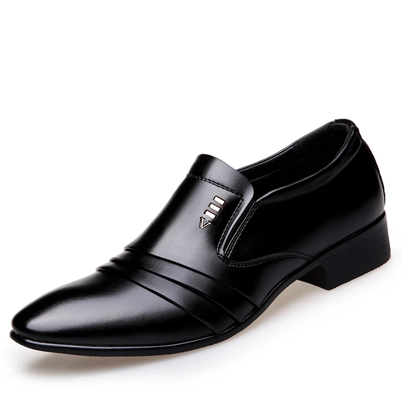 

Wholesale New Trend Fashion Lightweight Casual British Breathable Dress Shoes Leather Shoes