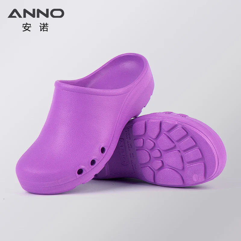 

ANNO Surgical Clogs Shoes Multi Color Clog Shoes Eva Holey Style Outdoor Summer Beach Oem Spring Men Women Breathable Anti-slip, Multicolor