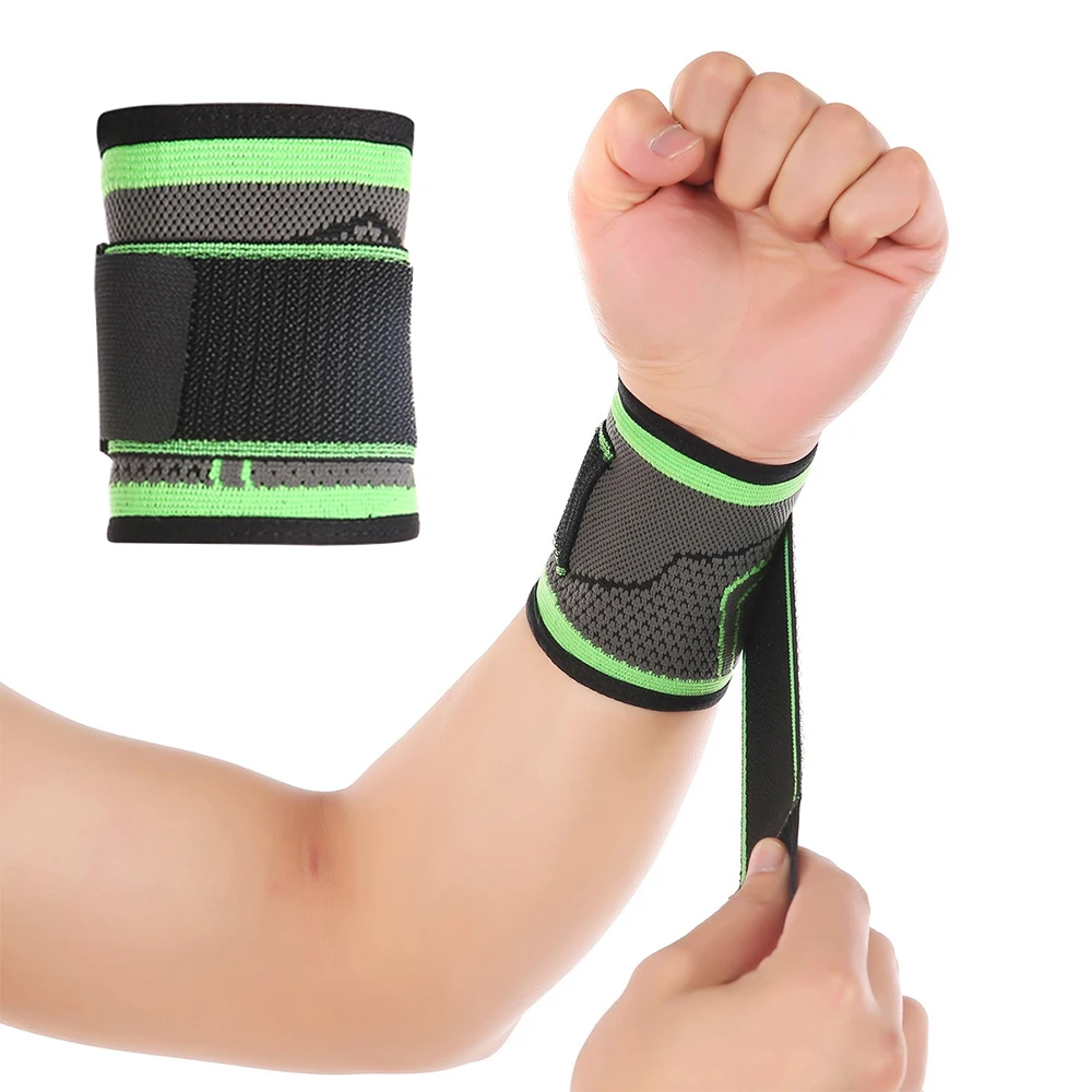 

FunFishing Factory Price Elastic Weight Lifting Wristband Thickened Bracer Strap