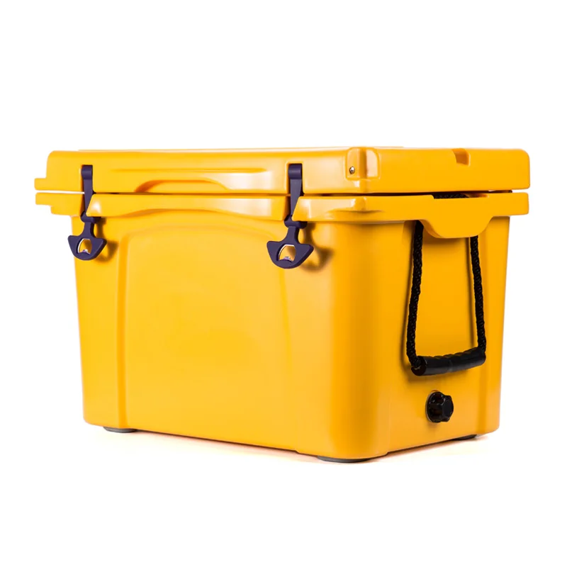 

2021 Hot sales wholesales Cooler Box Hard Coolers Keep Food Fresh Perfect for Fishing Boating Hiking, Yellow