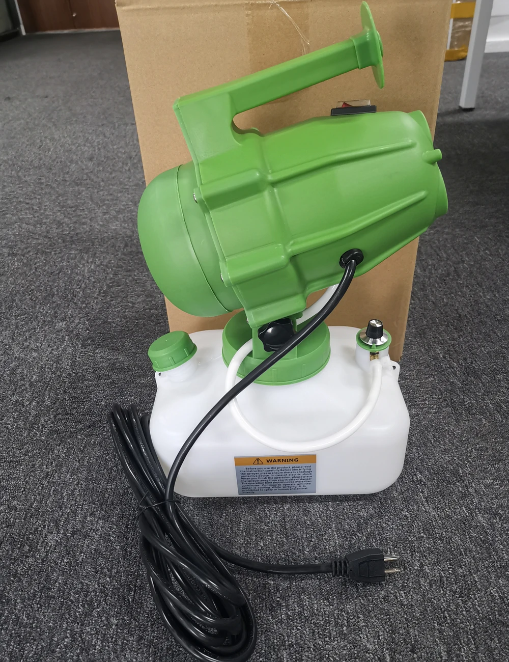 Ce 1200w Industrial Nebulizer Mist Disinfecting Ulv Electrostatic Cold