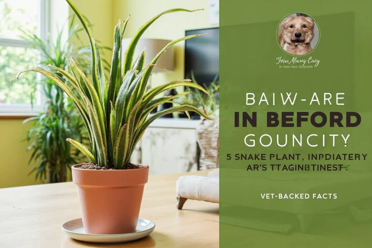 are snake plants bad for cats