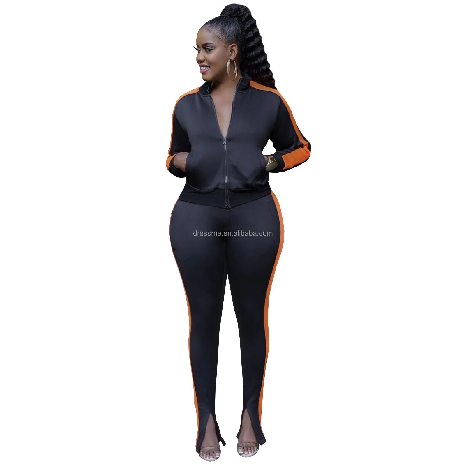 

MT197-10055 Wholesale fashion new autumn and winter leisure gym jogging women's sportswear two-piece suit women clothing sets