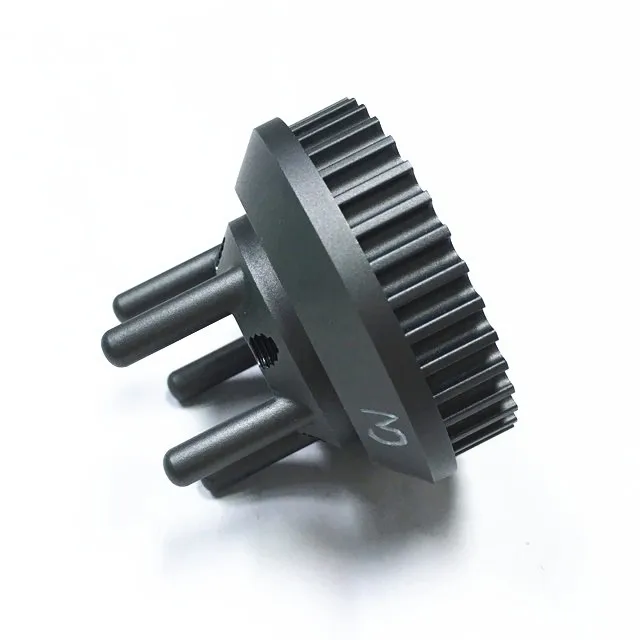 Custom Cnc Machining Delrin Black Normal Surface Finish Thumb Wheel and Other Metal Parts Fabrication