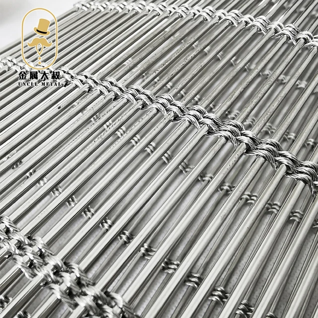 
New style stainless steel decorative room divider wire metal decorative mesh ceiling curtain 