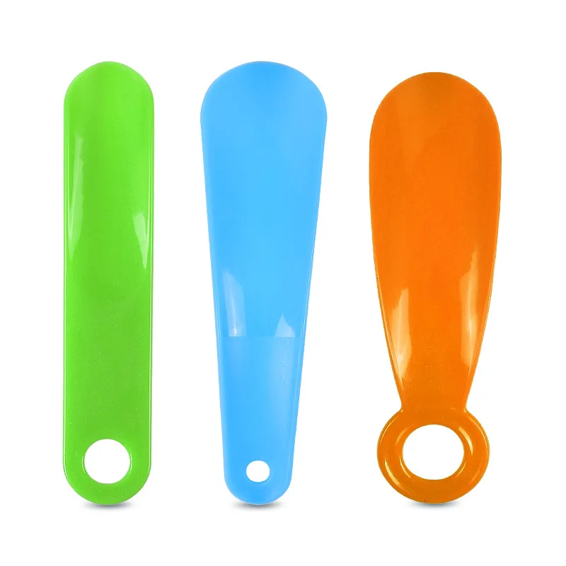 

Plastic Shoe Horn Travel Shoehorns for Men Women and Kids Small Shoe Horns, Orange, blue, green