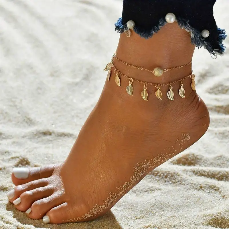 

2021 new shell anklet ankle bracelet anklets, Gold