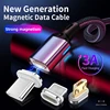 Newest wholesale micro usb cable magnetic cell phone accessories phone charger fast charging cable usb phone adapter data cables