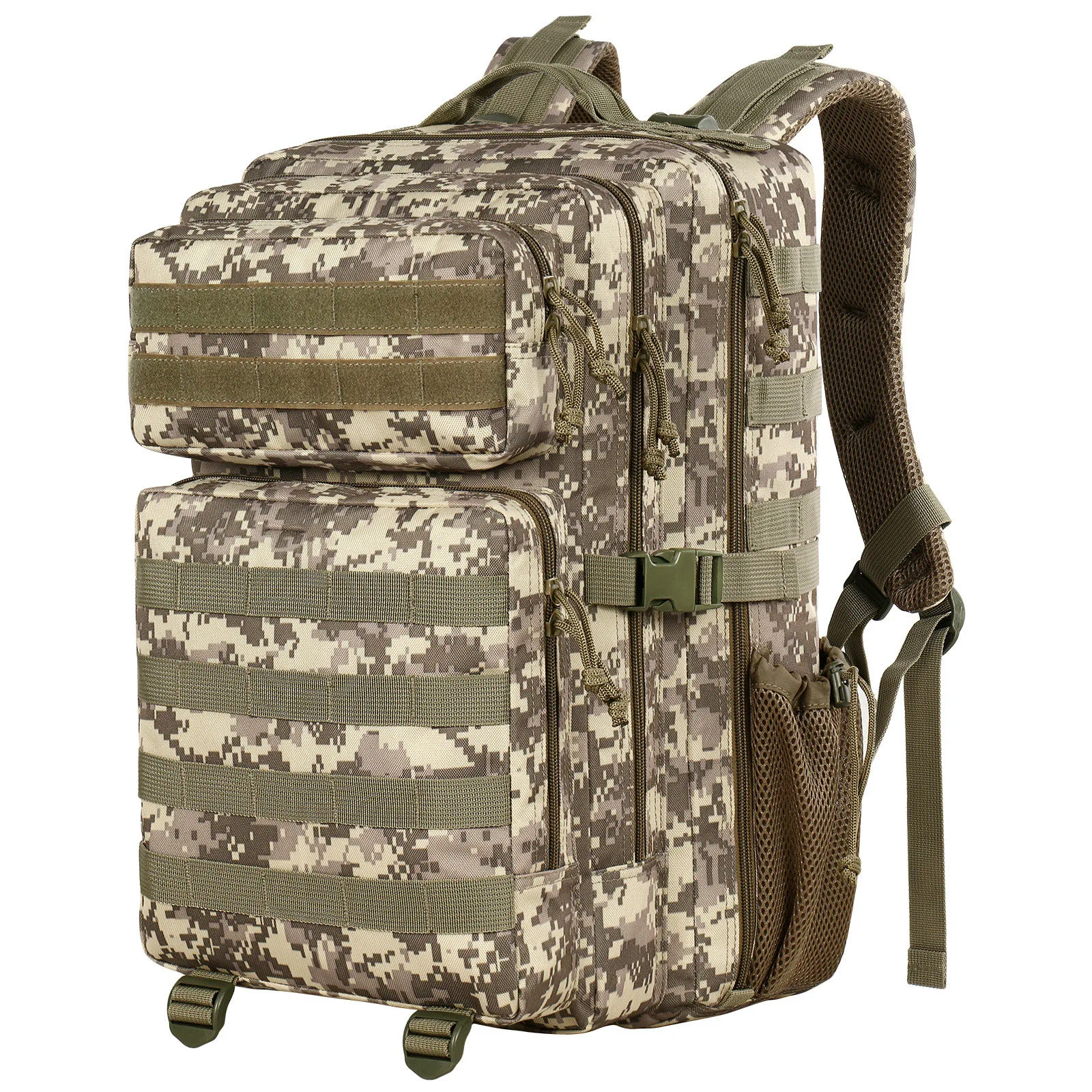 

High Quality Outdoor Camouflage Mochila 45L Sports Back Pack Gym Trekking Mountaineering Bag Hunting Military Tactical Backpack, Customized color