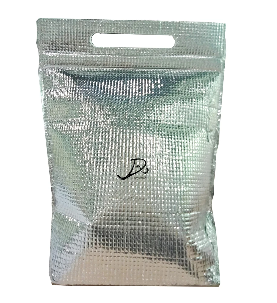 

Picnic Cold Hot Custom Logo Food Delivery Aluminum Foil Disposable Insulated Cooler Thermal Bag