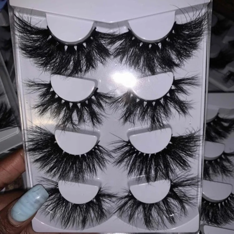 

Free boxes Big stock 100% 5d mink eyelashes mink full strip mink lashes