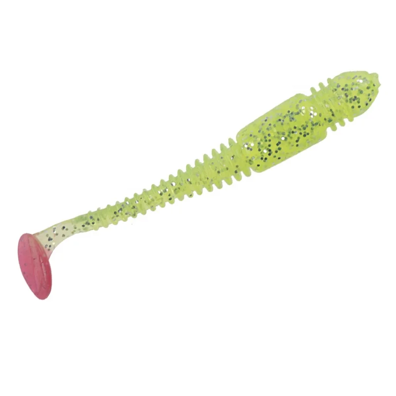 

3.3g/2g/1g/0.5g Artificial Fishing Tackle Swim fishing T-tail soft worm lure, 5 colors