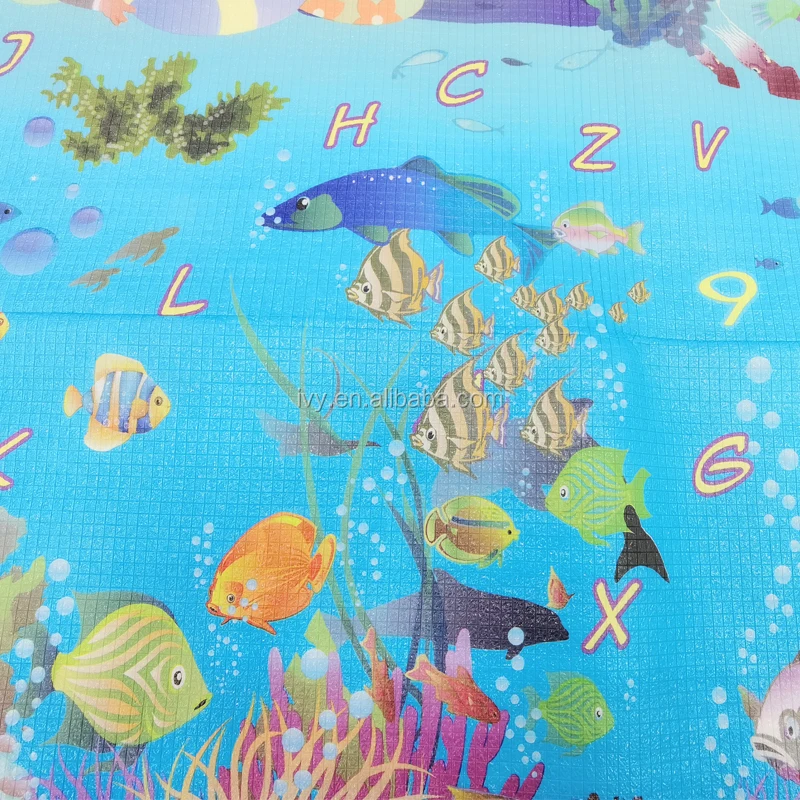 Non Toxic Foam Baby Play Mat EPE Portable Waterproof PE Baby Care Foam Play Mat manufacture