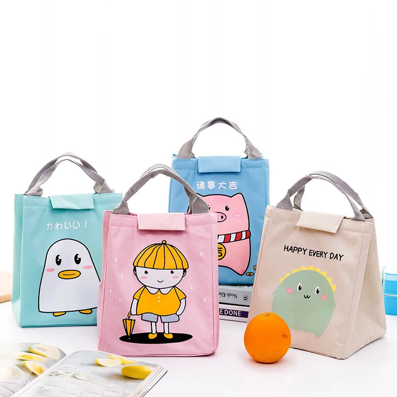 

New waterproof carton creative cute portable ice lunchbag cooler bag, As picture show