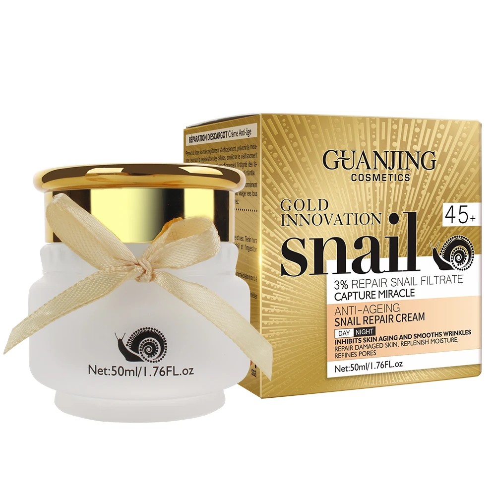 

Skin Whitening Cream Organic Snail Repair Natural Lightening Moisturize Collagen Face Cream