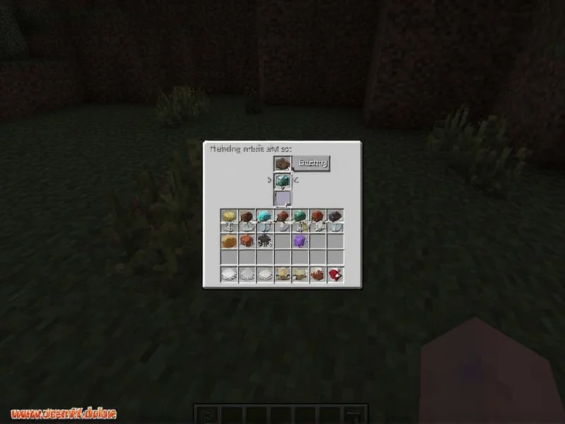 Minecraft smithing table interface showing diamond to netherite upgrade