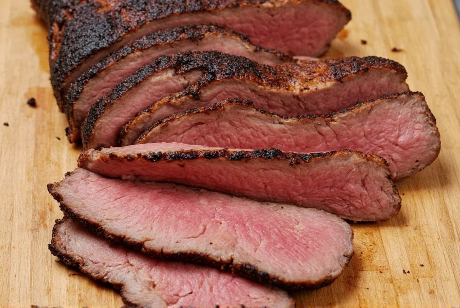 Beef Brisket Cooking in Oven