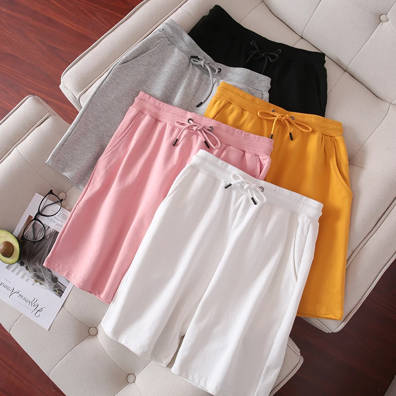 

Custom Logo Plus Size Men Cotton Shorts Running GYM Sport Unisex Shorts Summer Beach Oversized Mens Shorts, 5 color