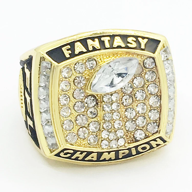 

Europe And America Hot Rhinestone Crystal Champion Ring Championship Sports Fantasy Football Ring, Picture