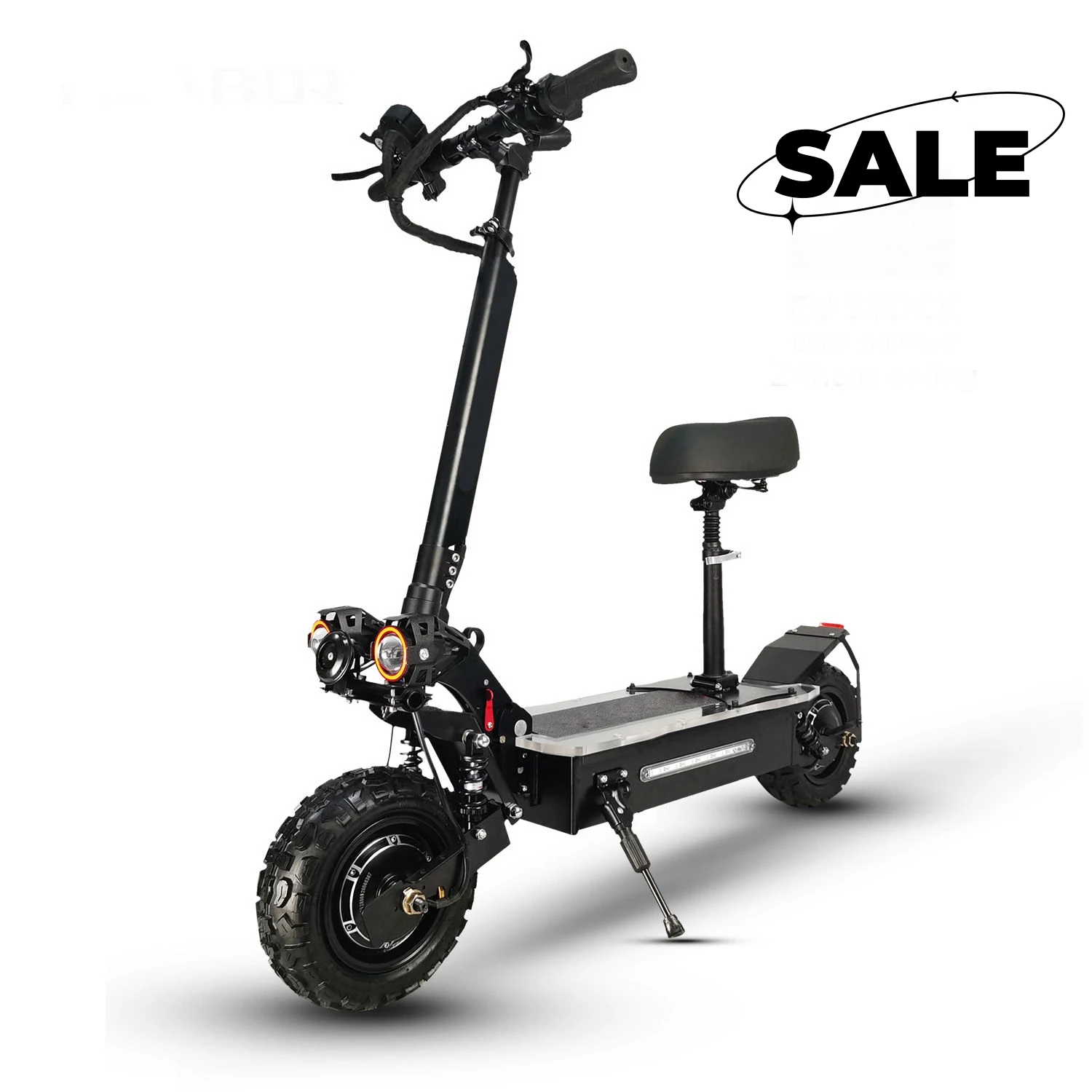 

2023 hot selling adults max speed 70-80km/h 60v 5600w 27ah dual motor electric scooter 5600w with two 11 inch off road tires